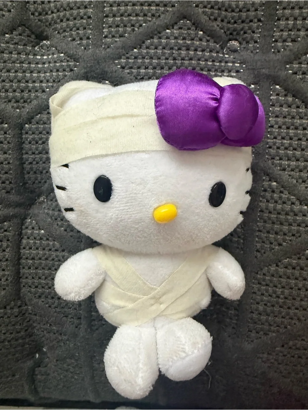 Halloween Sanrio Hello Kitty Mummy Plush Toy with Purple Bow Limited edition 💜